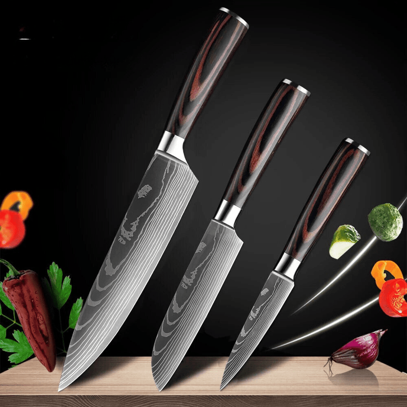 Katana Sharp Knife Set Japanese Blade