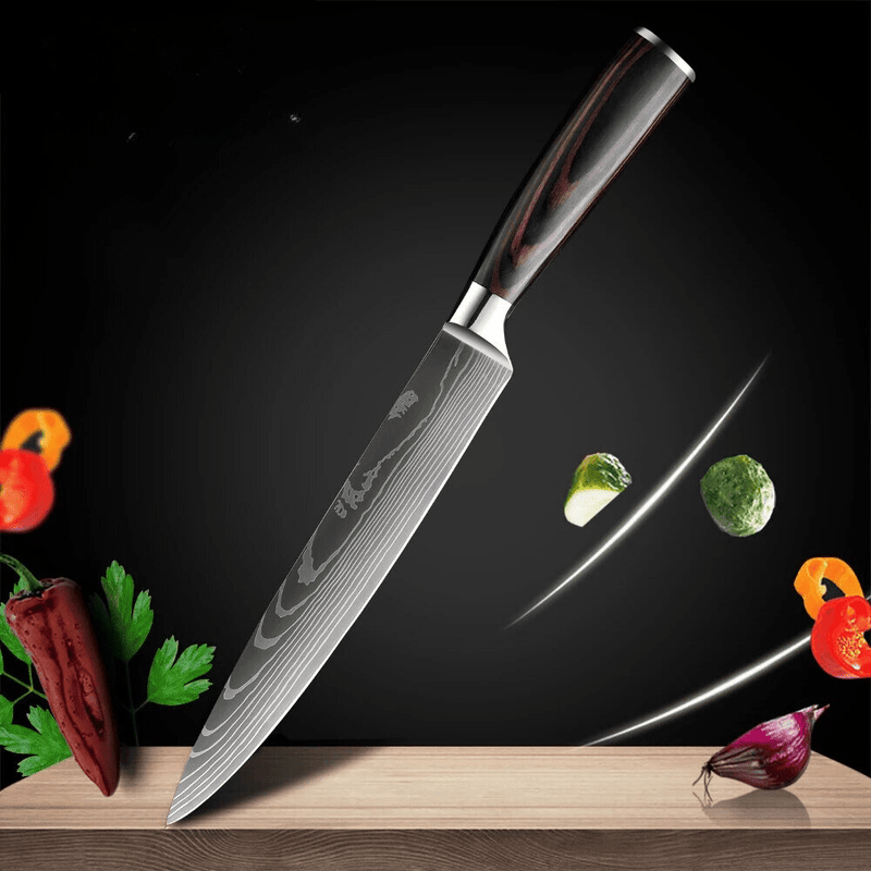 Katana Sharp Japanese Knives Katana Knives Ah Fork! Slicing Knife 